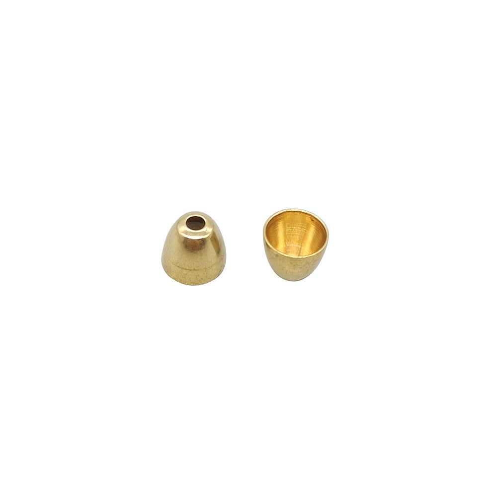 Golden Bell Cone Heads  Fly Tying  4x3mm7x6mm  20 Pack