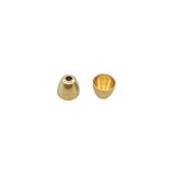 Golden Bell Cone Heads  Fly Tying  4x3mm7x6mm  20 Pack