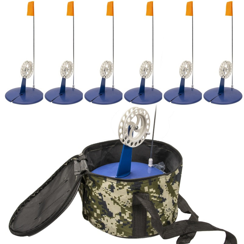 6-Piece Tip-Up Set with Storage Bag
