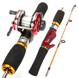 Red Spinning Ice Fishing Rod & Reel Combo