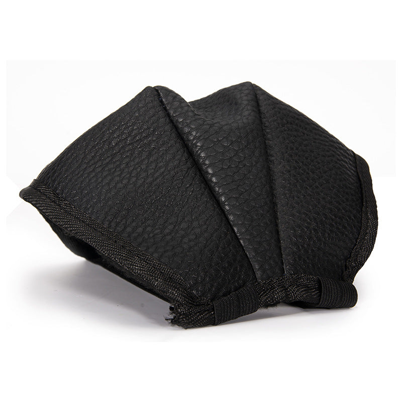 Black Fleece-Lined Knee Pads