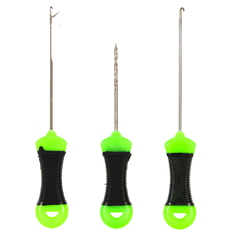 Carp Fishing High Carbon Steel Bait Needle 3-Piece Set