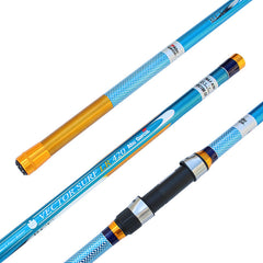 3-piece Blue Long Distance Surf Spinning Rod