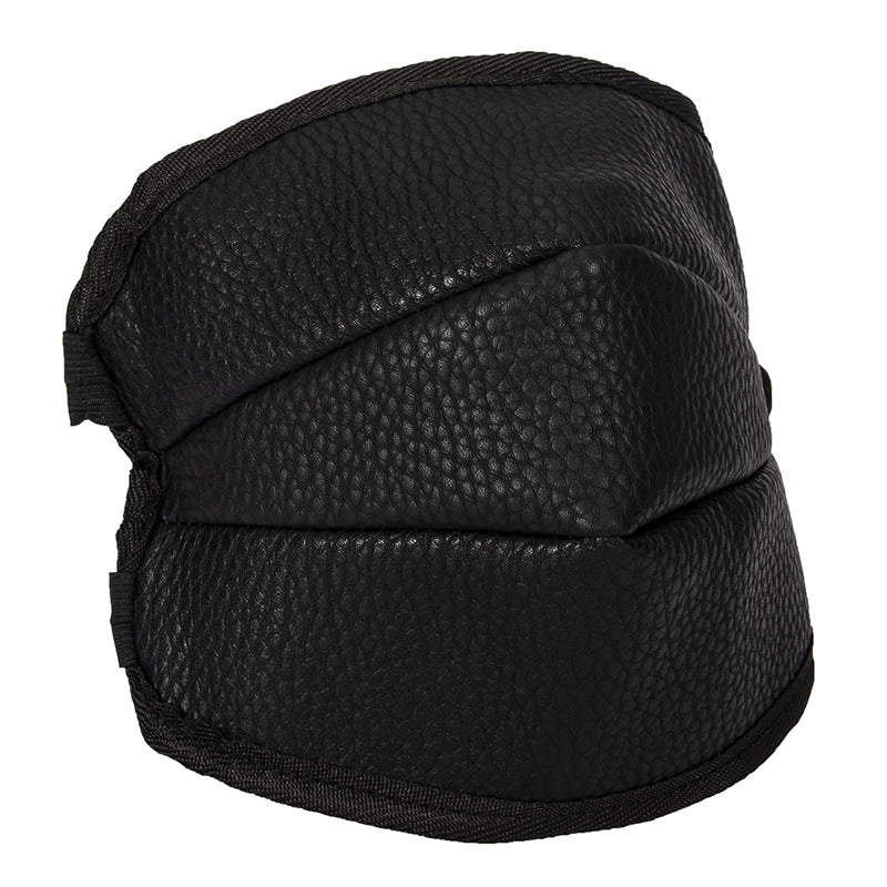 Black Fleece-Lined Knee Pads