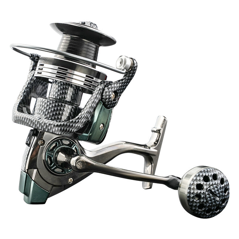 Snake Pattern 5K-12K Full Metal Long-Casting Spinning Reel