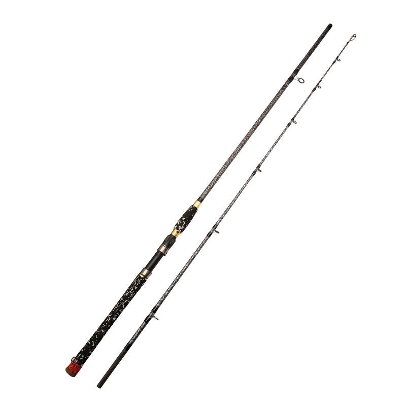 Patterned Design Spinning Trolling Rod
