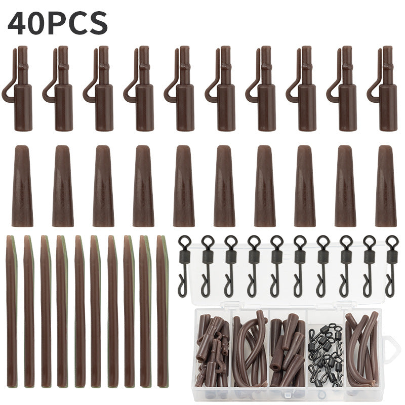 40 pieces Carp Fishing Accessories Kit with Case