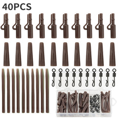 40 pieces Carp Fishing Accessories Kit with Case