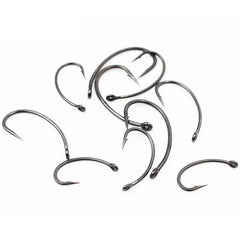 Small Curved Shank Tube-Mounted Fishing Hook