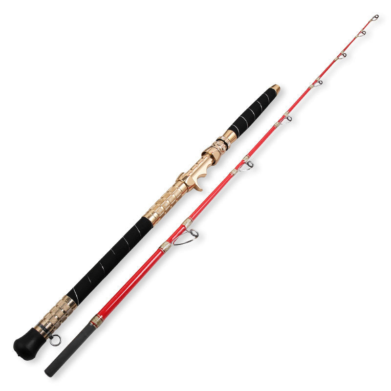 Red-Gold Deep Sea Electric Casting Trolling Rod