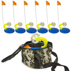 6-Piece Tip-Up Set with Storage Bag