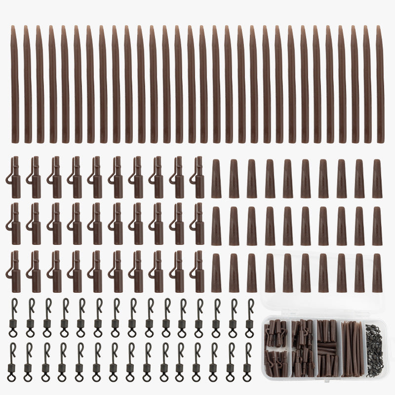 120 Pieces Carp Fishing Rig Accessories Kit
