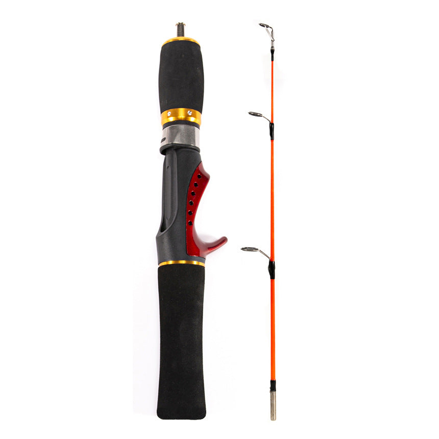 Red Spinning Ice Fishing Rod & Reel Combo