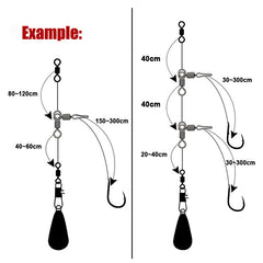 Tandem Hook Rig Line Separator