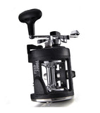 Black Metal Trolling Reel (Right/Left-Hand Models  Freshwater/Saltwater)