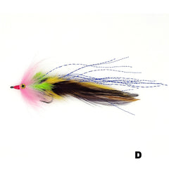 Colorful Feather Baitfish Streamer (2/0)