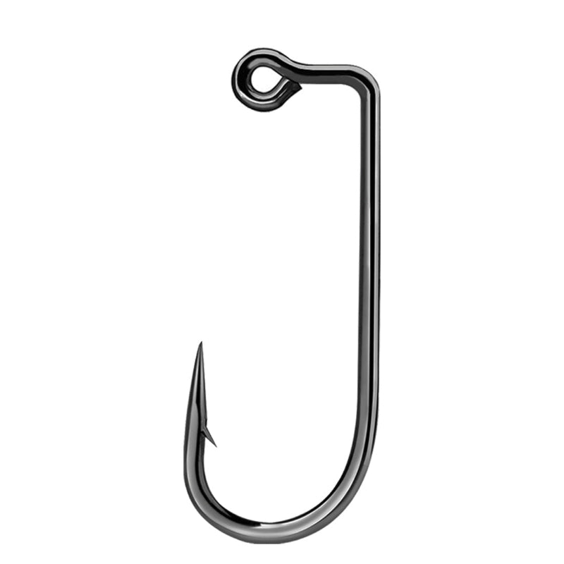 High-Carbon Steel Right Angle Hook with Blood Groove