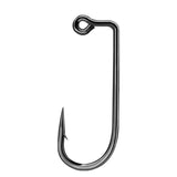 High-Carbon Steel Right Angle Hook with Blood Groove