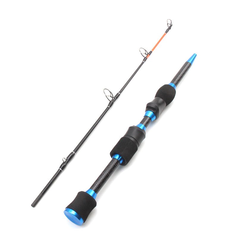 2 Pieces Blue Ice Fishing Rod