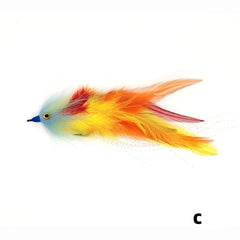 Colorful Feather Baitfish Streamer (2/0)