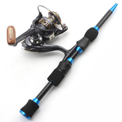 2 Pieces Blue Ice Fishing Rod Combos
