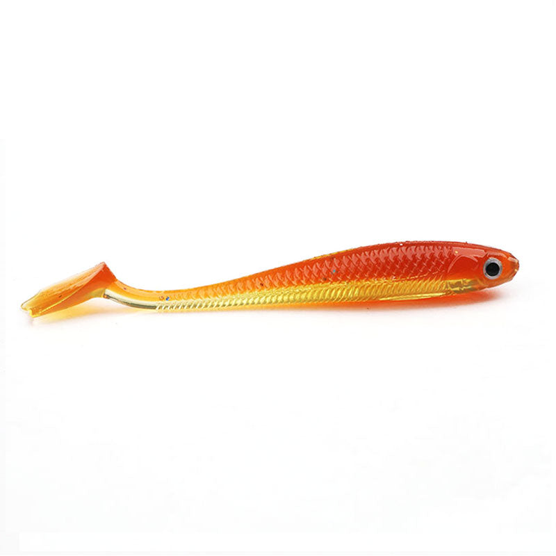 T-Tail Frog Soft Bait – Lifelike Frog-Style Swimbait-orange-yellow