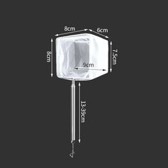 3D Mini Foldable Fishing Dip Net for Small Fish Portable,Stretchable and Durable Micro Net